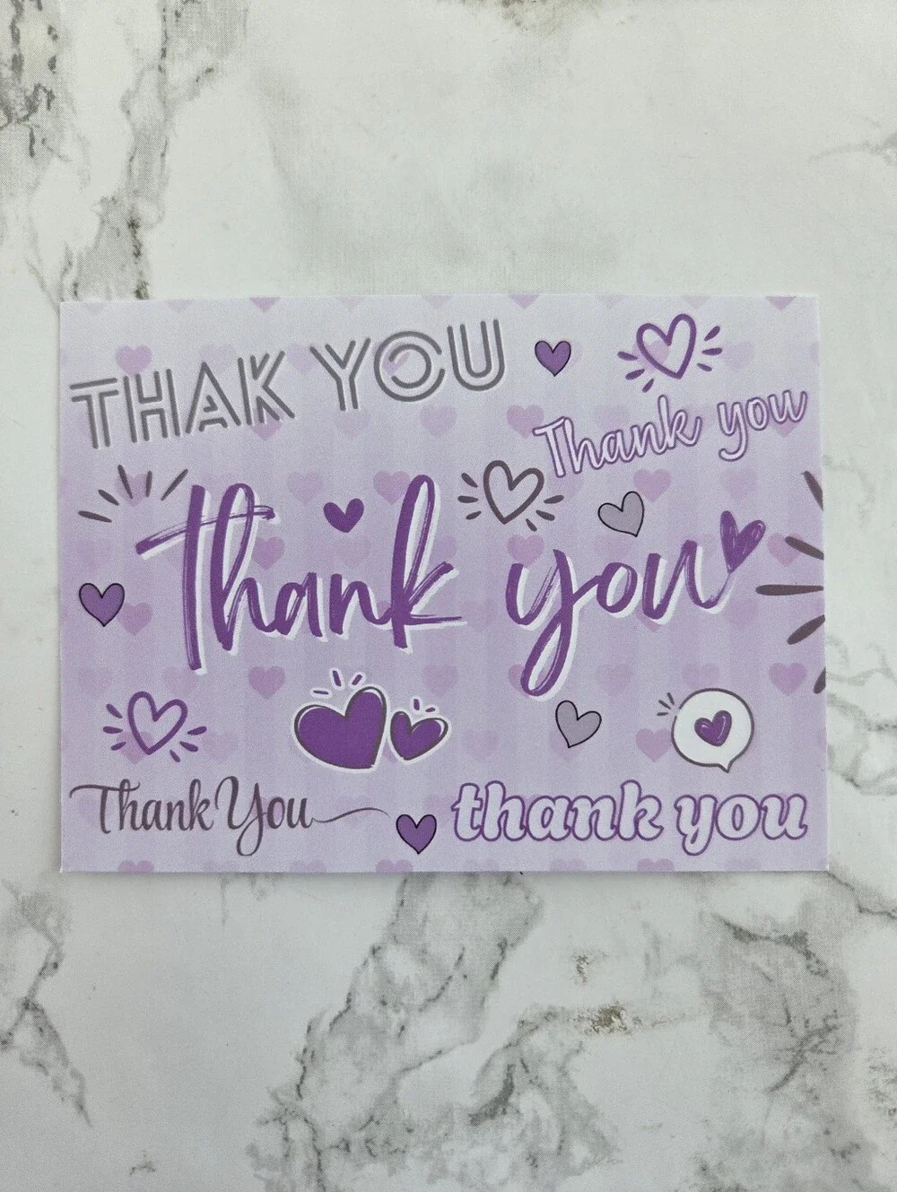 60 Poshmark Shopping Thank You Cards 4 x 3